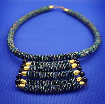 African Maasai Beaded Choker/Necklace