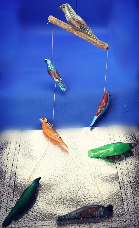 Zulu Sky Birds Hanging Decor