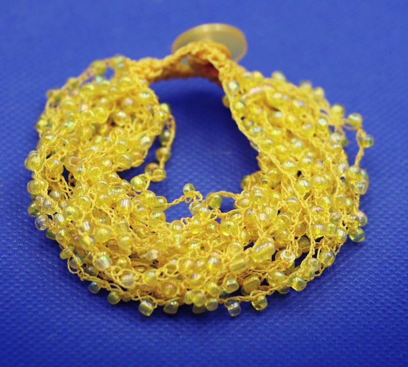 African Sunset Beaded Bracelet