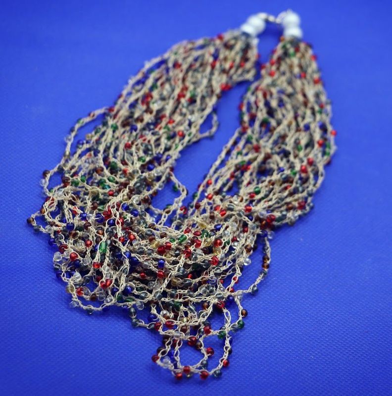 Ethiopian Mosaic Beaded Necklace