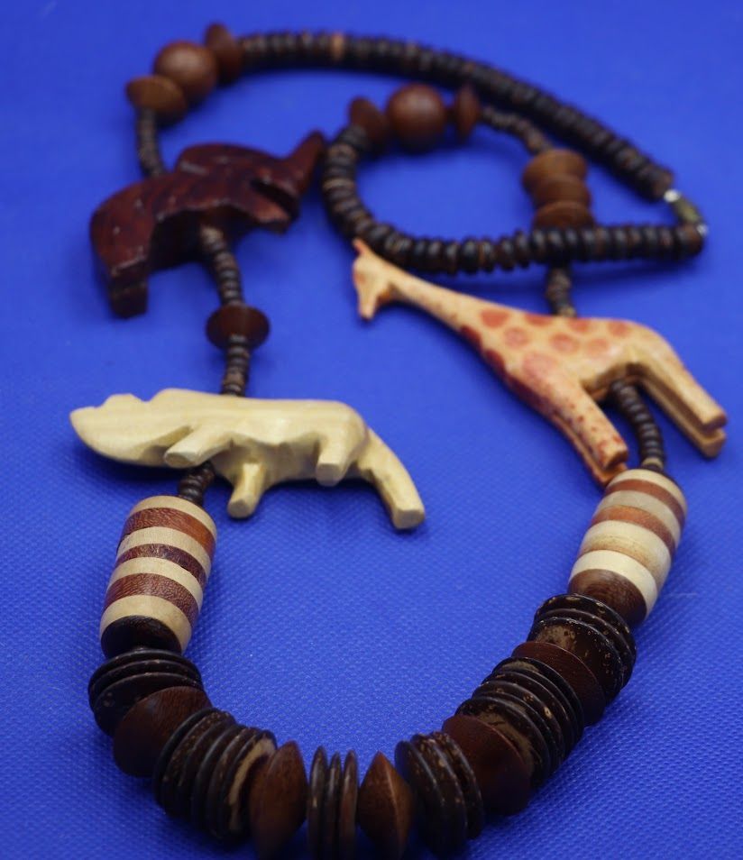 Safari Spirit Wooden Necklace