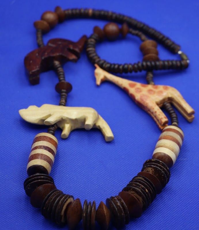 Safari Spirit Wooden Necklace