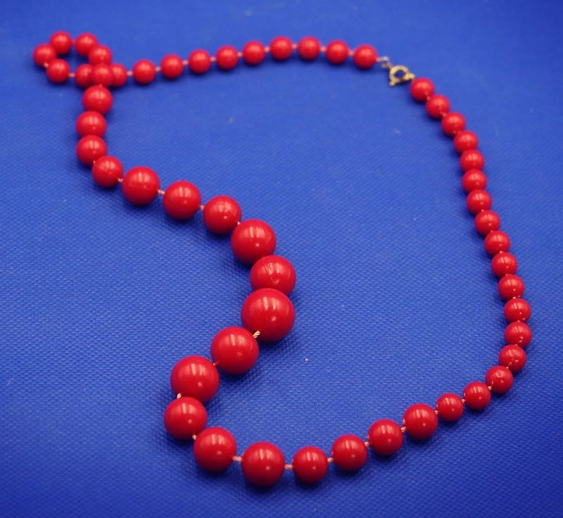 Zulu Fire Beaded Necklace