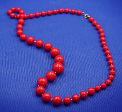 Zulu Fire Beaded Necklace