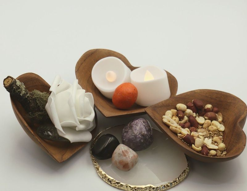 Heart Shaped Wooden Bowl