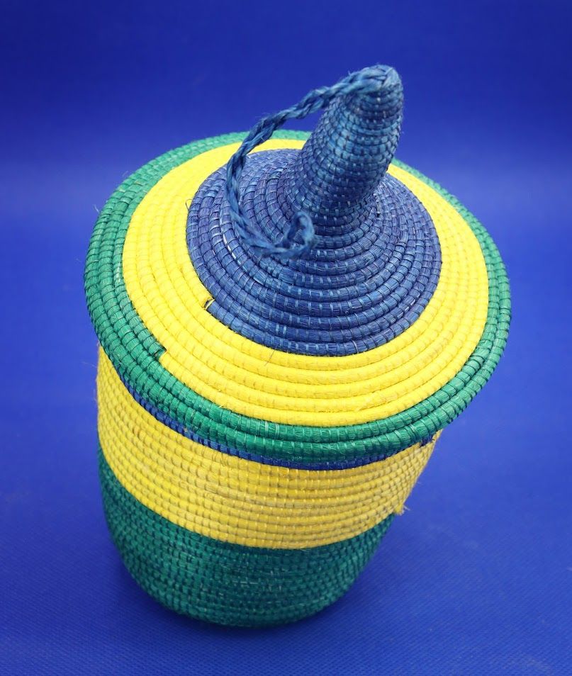 Blue Green Yellow Agaseke Grace Basket