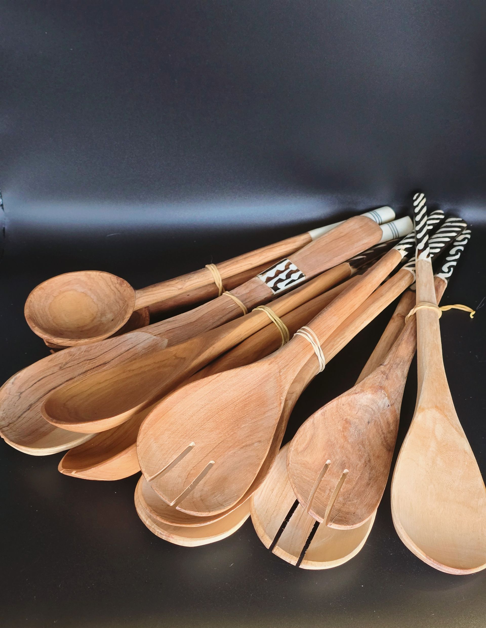 Wooden Bone Spoon / Salad Spoon