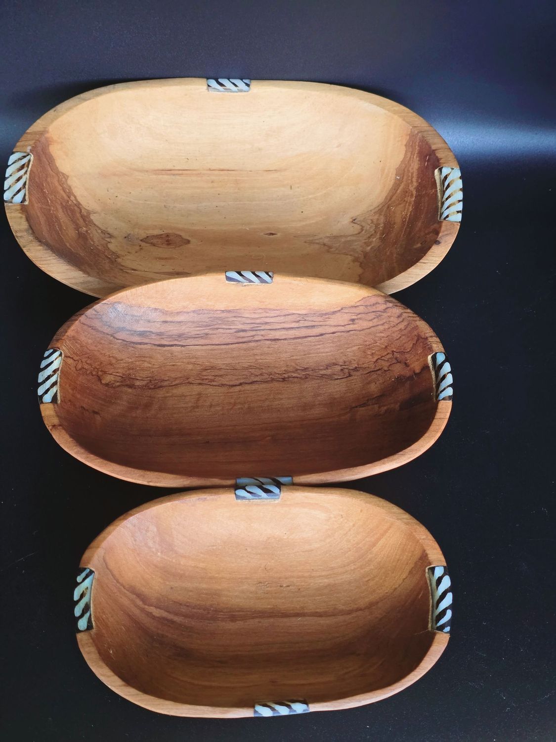 Oval Zebra Bowls