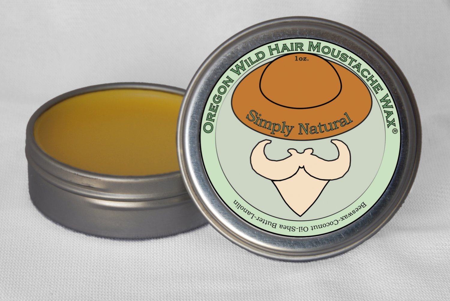 Oregon Wild Hair Moustache Wax® simply natural