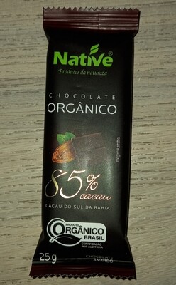 Barra de Chocolate 85% Orgánico