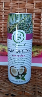 Agua de Coco con Pulpa