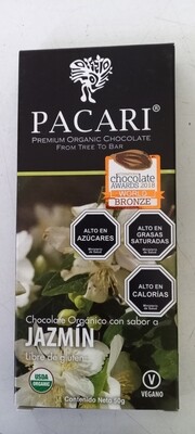 Chocolate Jazmín 60% cacao Orgánico