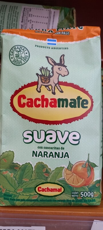 Yerba Mate Suave Naranja