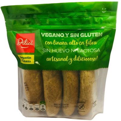 Pan Baguetin D´Linaza S/Gluten 4 Und. Dilici