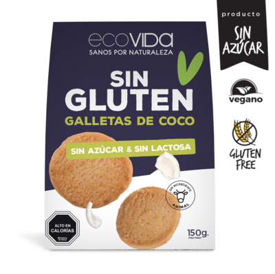Galletas de Coco Sin Gluten  150 grs.