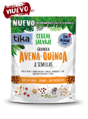 Tika Cereal Salvaje Avena - Quínoa  200 grs.