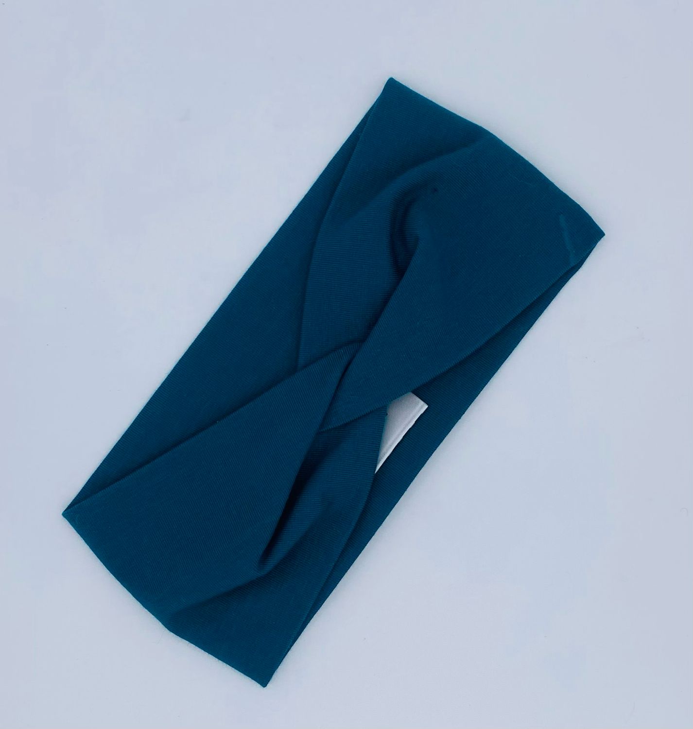 Knoten Stirnband in Petrol div. Größen