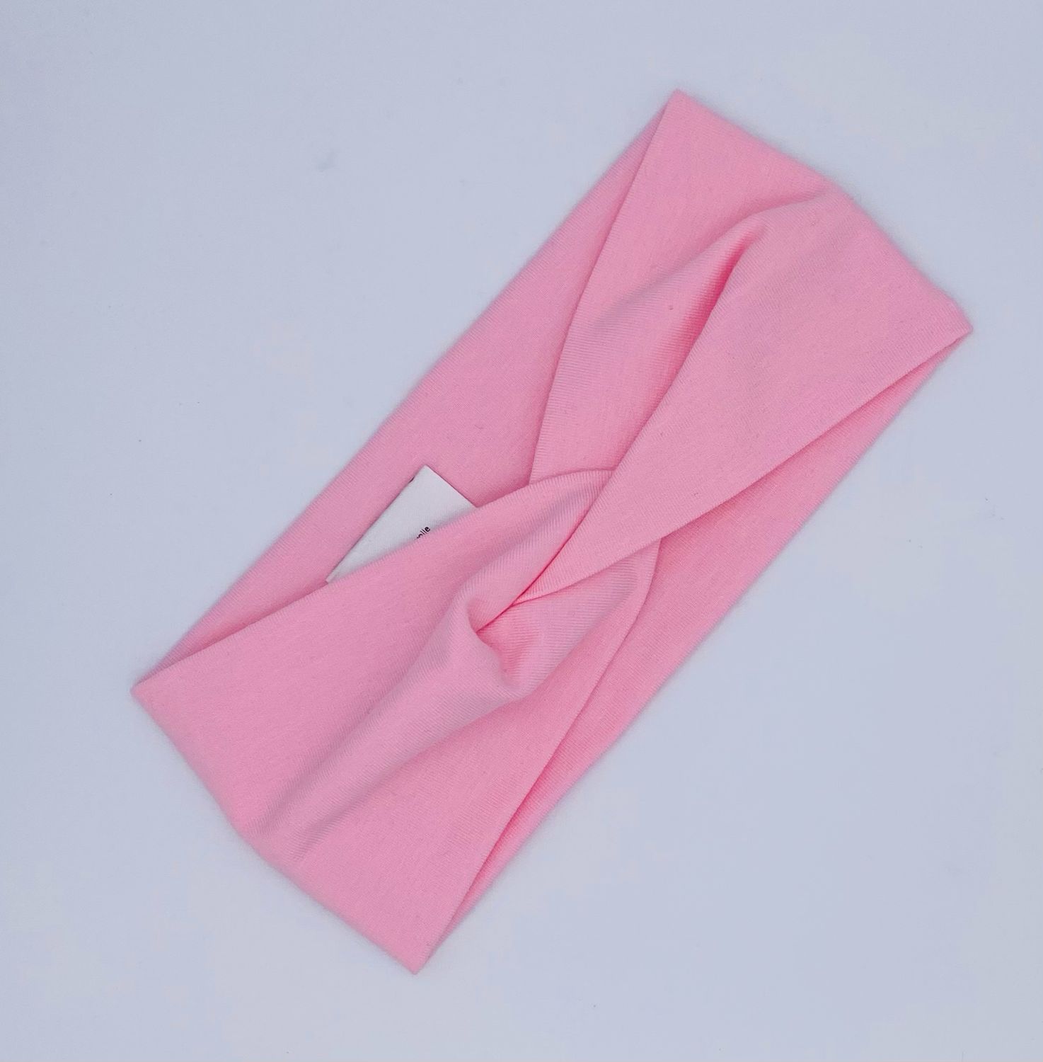 Knoten Stirnband in Hellrosa div. Größen