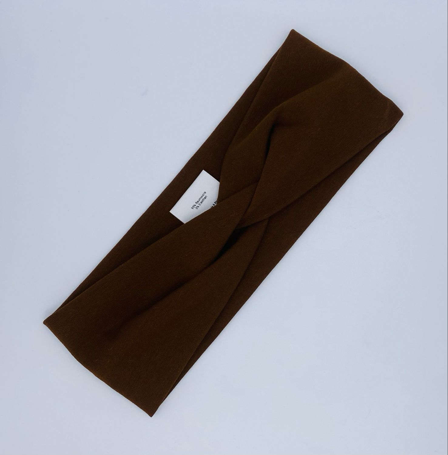 Knoten Stirnband in Braun 56-58