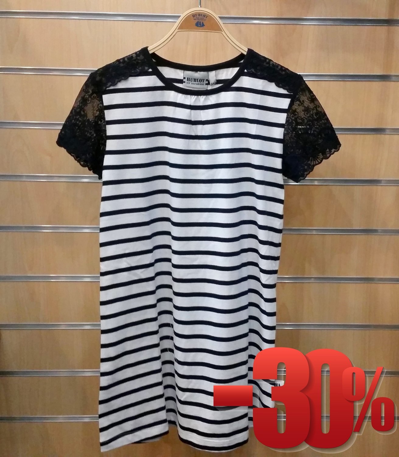 Robe enfants Blanc/Marine VERA (Remise déjà déduite)
