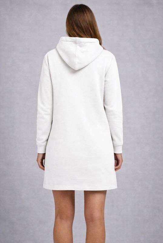 Shock Neon Skull Queen Dress White