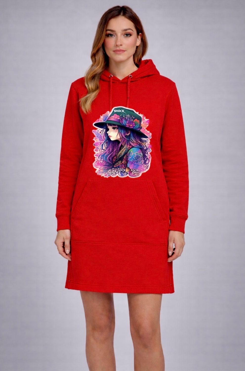 Shock Violet Muse Dress Red