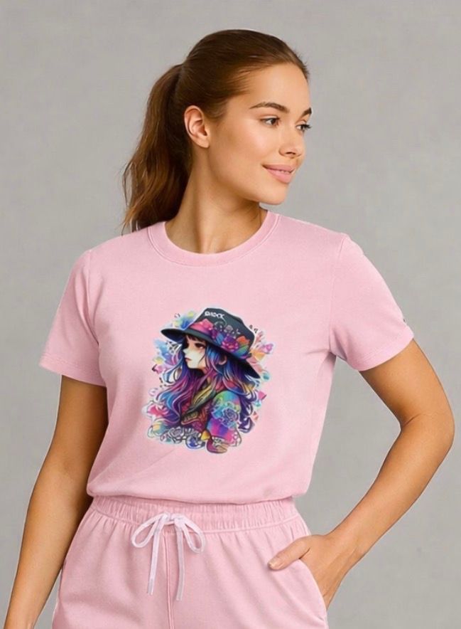 Shock Violet muse T-shirt Pink