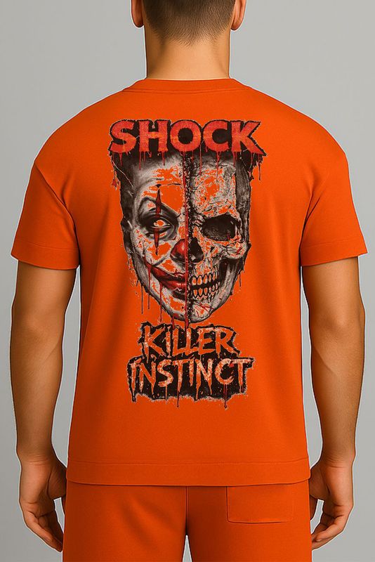 Shock Killer Divide T-shirt Orange