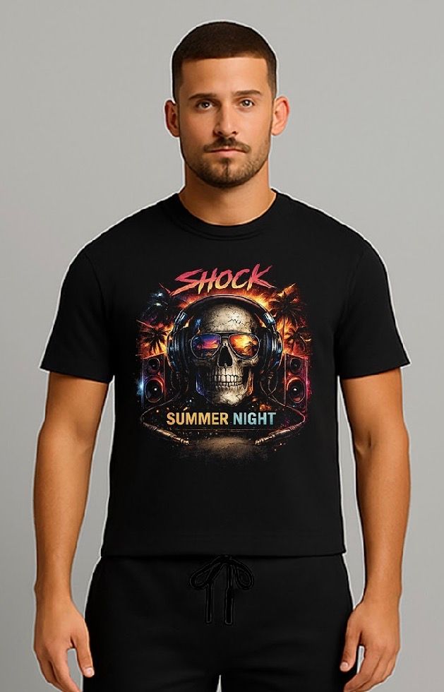 Shock Nigth Pulse T-shirt Black