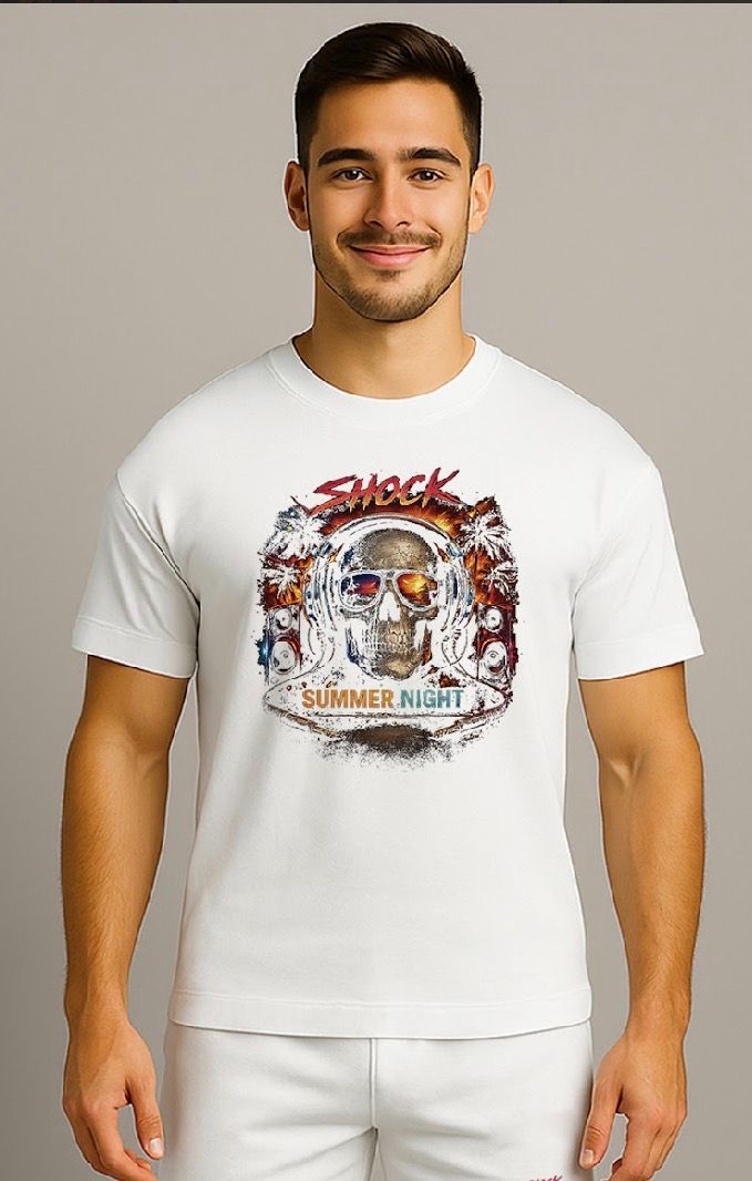 Shock Nigth Pulse T-shirt White