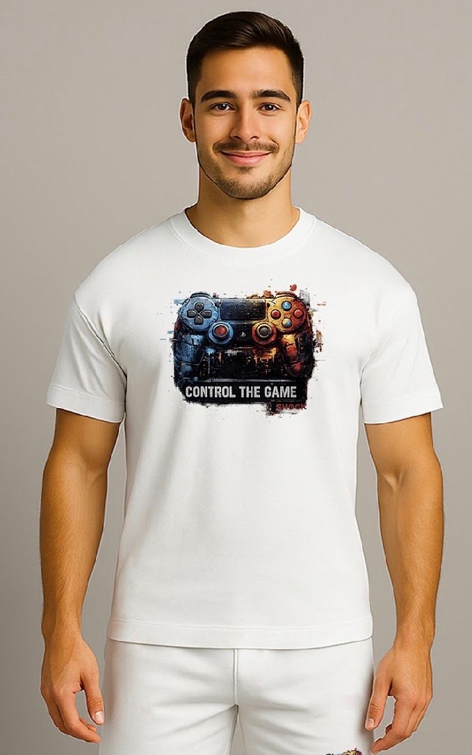 Shock Control Mode T-shirt White
