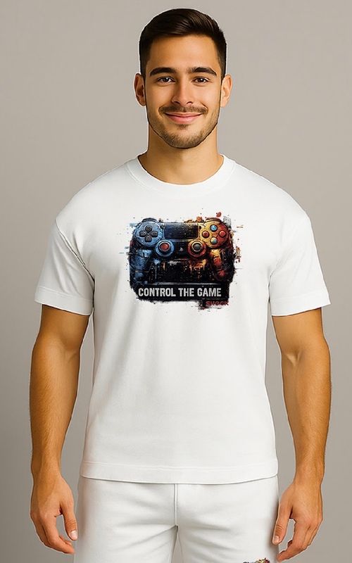 Shock Control Mode T-shirt White
