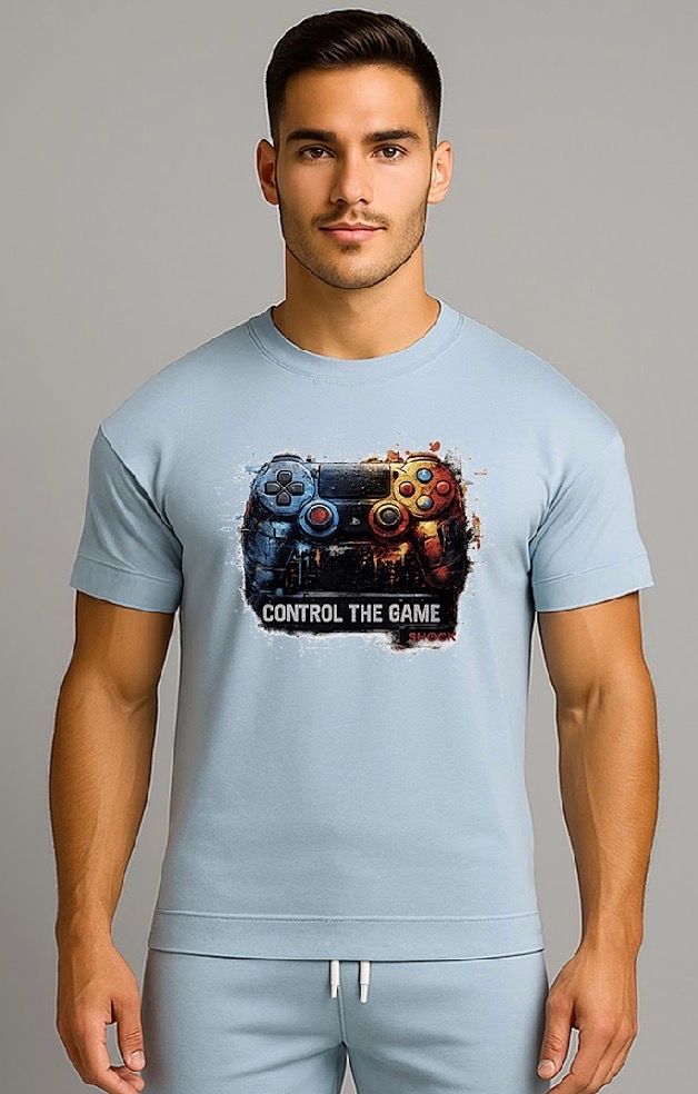 Shock Control Mode T-shirt Blue