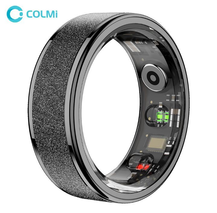 COLMI R10 Smart Ring with Charging Case for Men and Women. Monitors Health and Sleep and comes with a charging case. 5ATM Waterproof, Multi-sport Modern