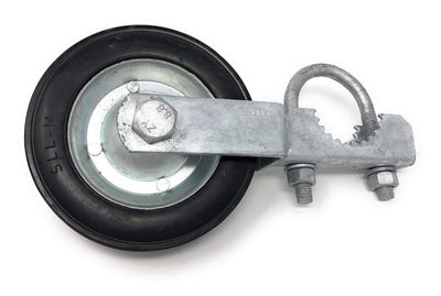 Swing gate wheel