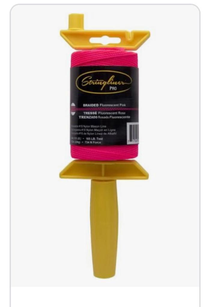 String - Pink Mason Twine (550&#39;)