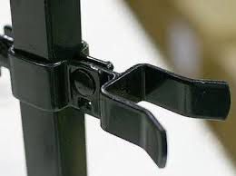 Square collar for gate latch