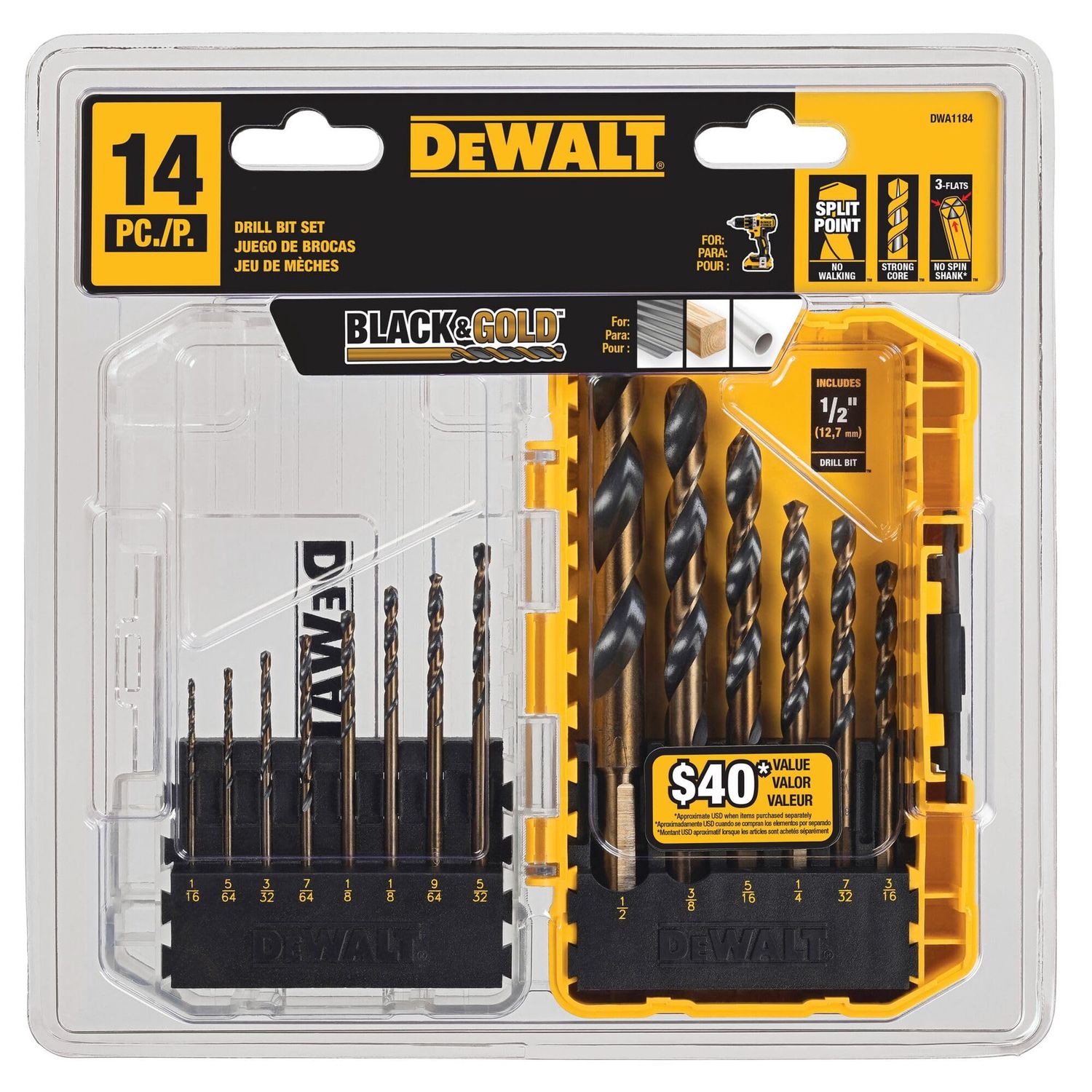 14pc Drill Set