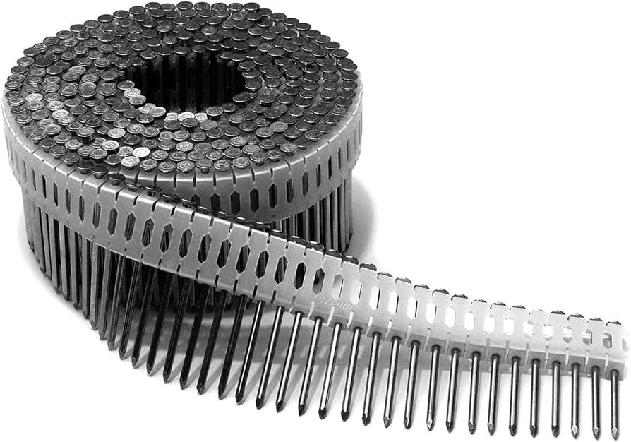 Picket nails - 1 7/8&quot; HDG collated 0 degree plastic roll