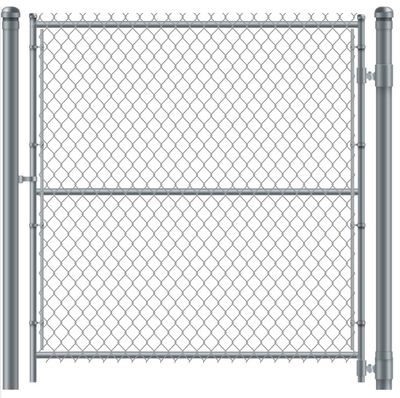 Commercial single gate no barb wire - HDG 1 7/8&quot;