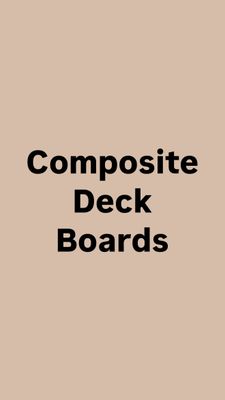 Composite Deck Boards - 6
