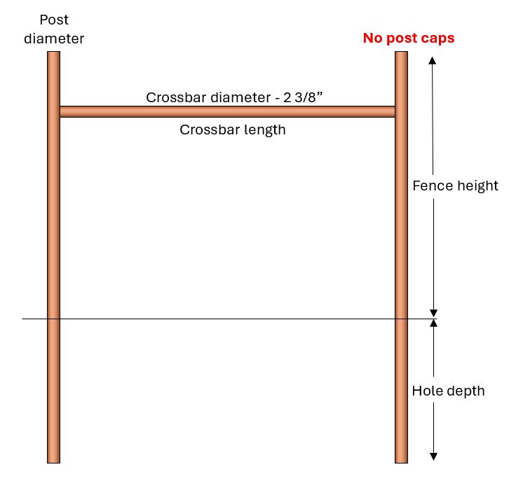 4 1/2" Oilfield Standard H Brace