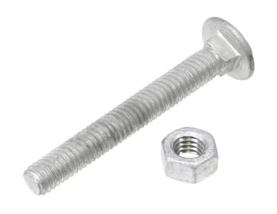 Carriage bolt w/nut