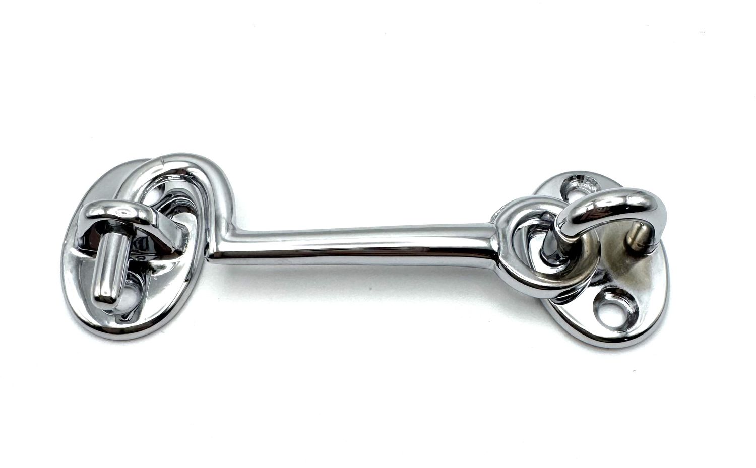 Samuel Heath Oval Cabin Hook 3&quot; - Polished Chrome (CLEARANCE)