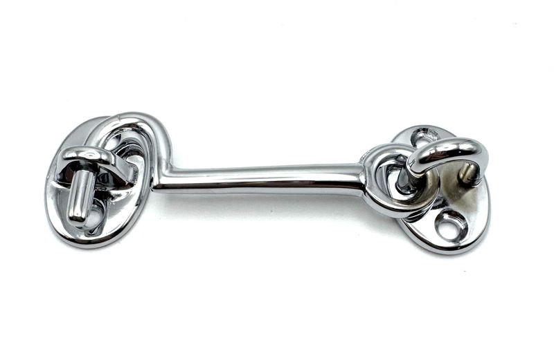 Samuel Heath Oval Cabin Hook 3&quot; - Polished Chrome (CLEARANCE)