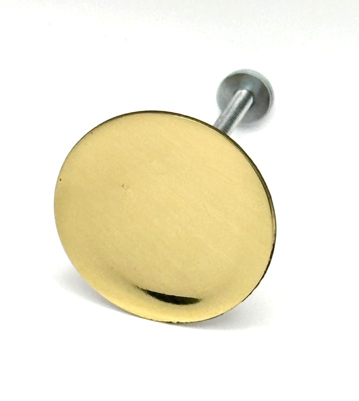 Samuel Heath Cupboard knob 1 5/8&quot; - Polished Brass (CLEARANCE)