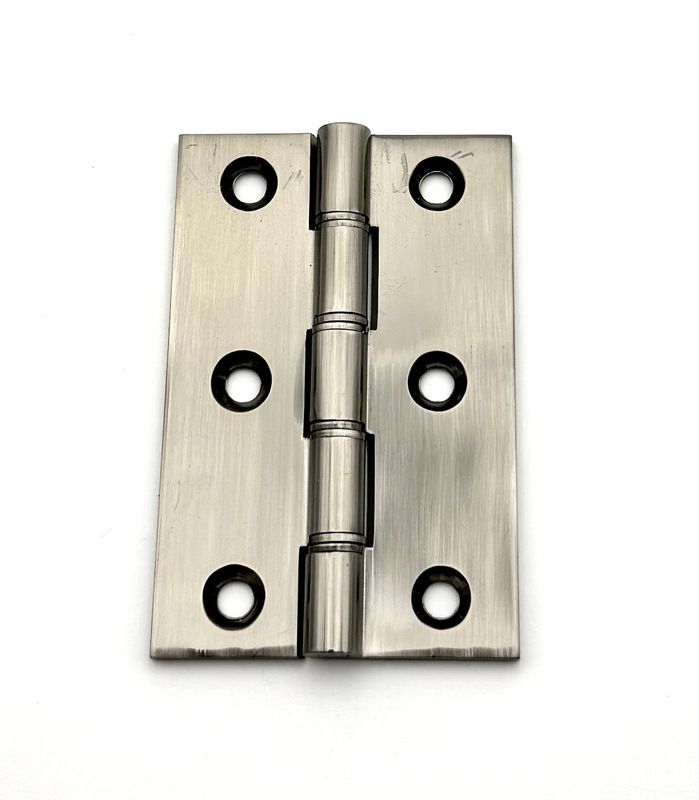 Prima Double Phosphor Bronze Washed 3 x 2 Hinge (Pair) - Pewter Finish (CLEARANCE)