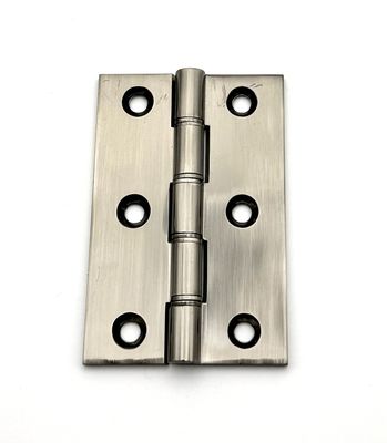 Prima Double Phosphor Bronze Washed 3 x 2 Hinge (Pair) - Pewter Finish (CLEARANCE)