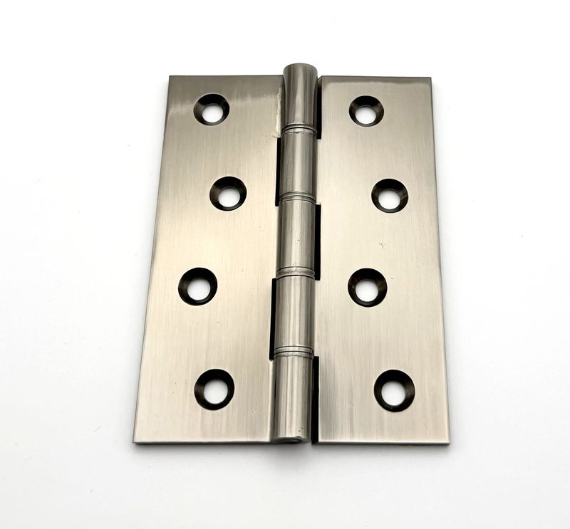 Prima Double Phosphor Bronze Washered Hinges 102mm x 76mm Pewter Finish (Pair)  - (CLEARANCE)