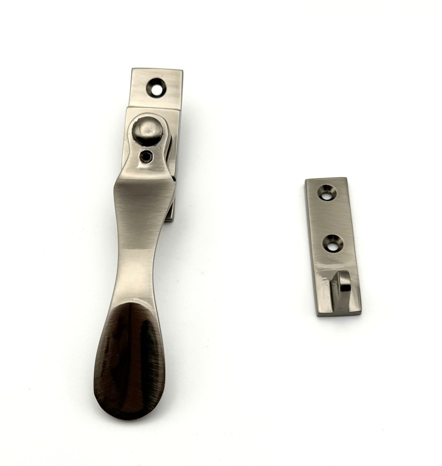 Prima Locking Casement Fastener Pewter Finish (CLEARANCE)